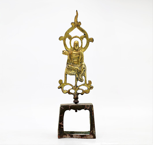 鎏金铜地藏菩萨坐像